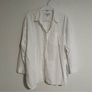 Madewell Classic White Button Down Shirt